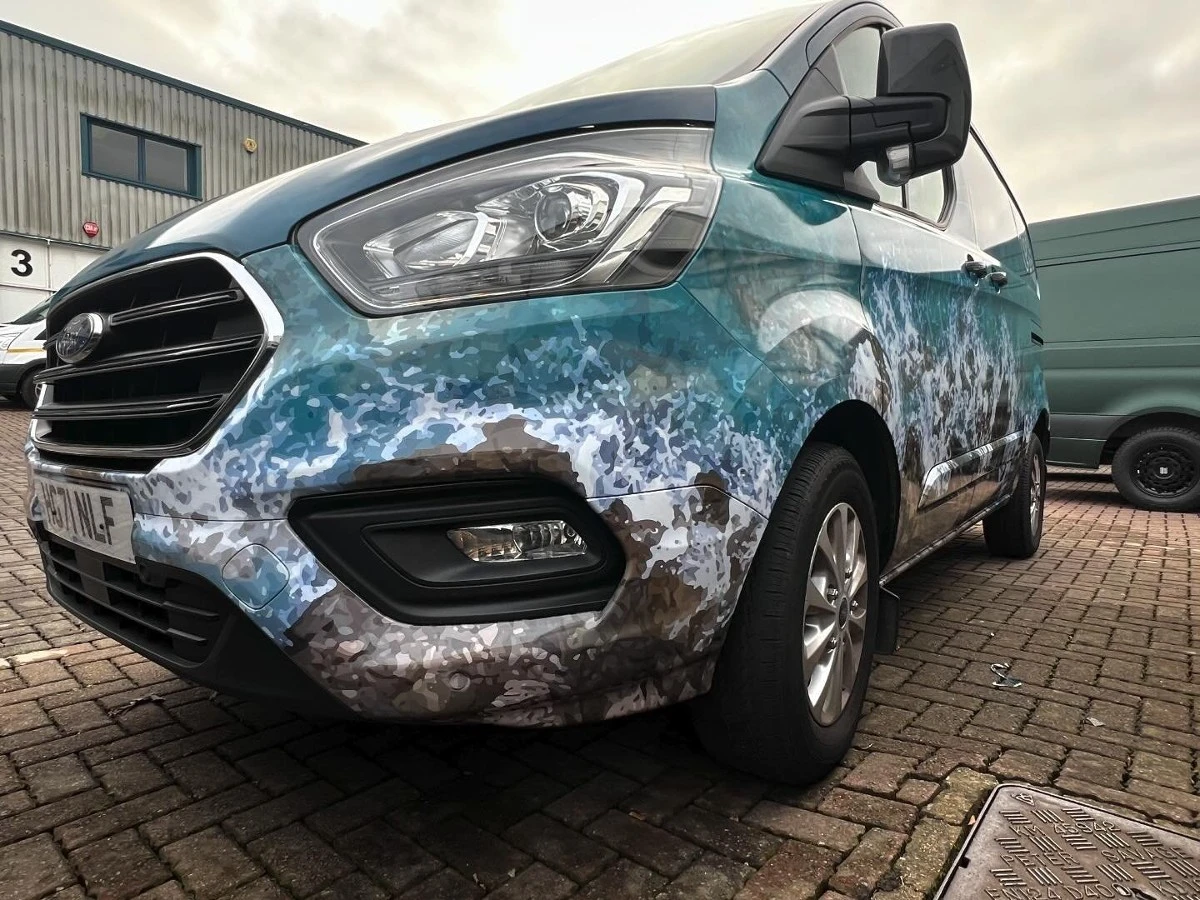 Same day van wrap